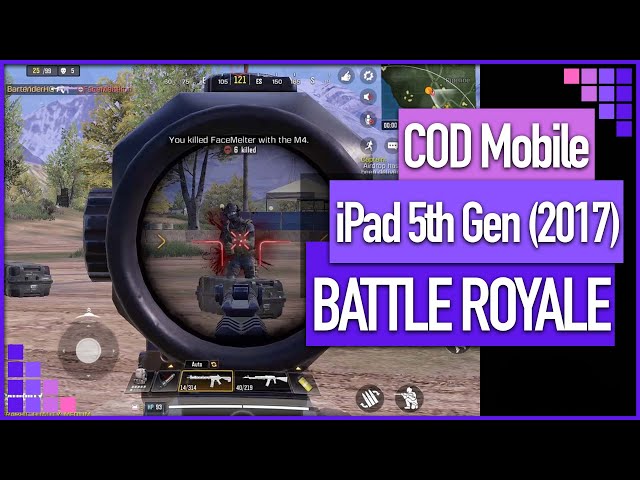 Call Of Duty Mobile on 2017 iPad 5th Gen