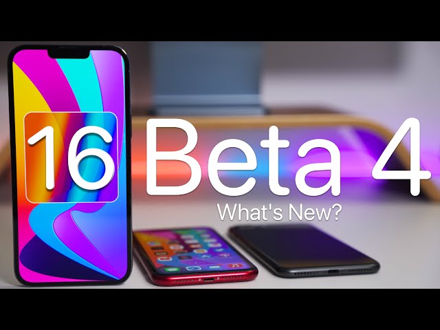 iOS 16 Beta 4 is Out - What's New?