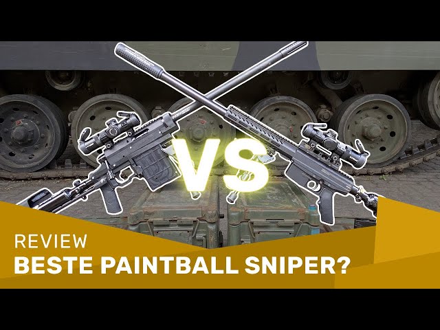 Paintball Sniper Duell – SAR 12C vs First Strike Scout (german)