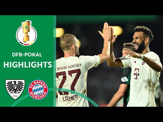 Trotz Verletzungen, Bayern souverän | SC Preußen Münster -  Bayern München 0:4 | DFB-Pokal 2023/24