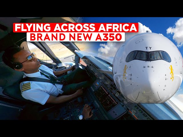 Flying Ethiopian Airlines A350 New Business Class Across Africa