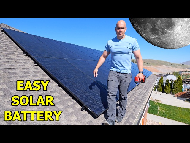 How to Save Sunlight for the Night? - NEW Solar Battery Install