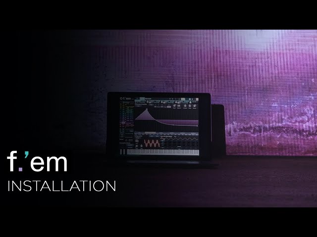 Tracktion F.’em Synth and Content Installation