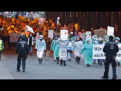 Europaweite Demonstrationen gegen Impfpflicht