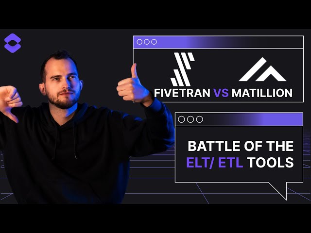 Matillion vs. Fivetran – ELT / ETL Tool Comparison