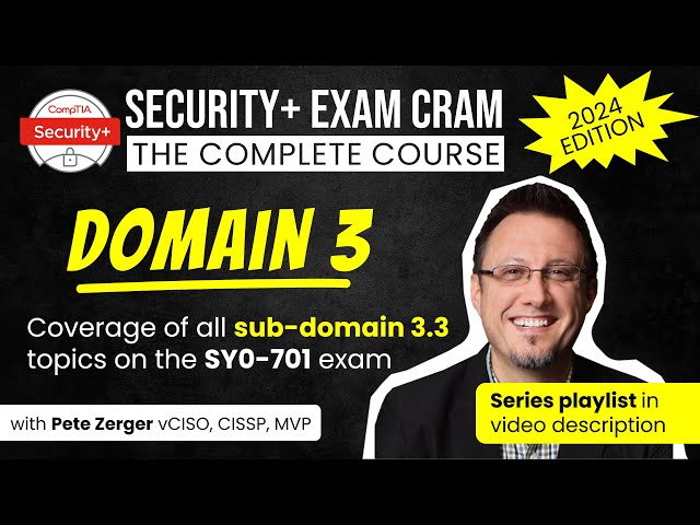 CompTIA Security+ Exam Cram - 3.3 Data Security (SY0-701)