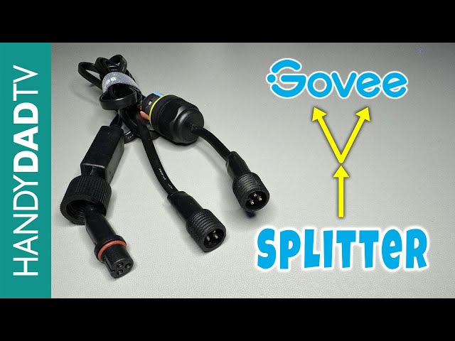 Can you split Govee lights with a Wye Connector?