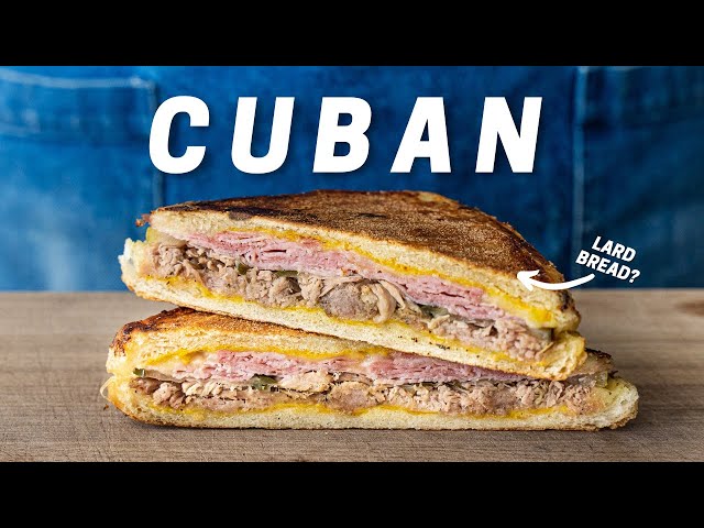 CUBAN SANDWICH AKA Cubano (All The Good Tasting Stuff in 1 Sandwich)
