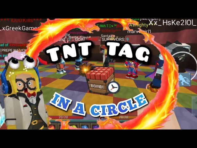 TNT TAG but in a CIRCLE *Blockman GO*