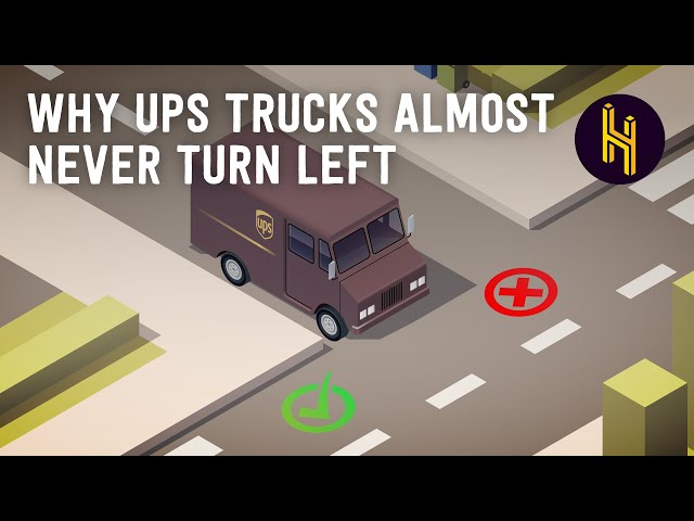 Why UPS Trucks Almost Never Turn Left