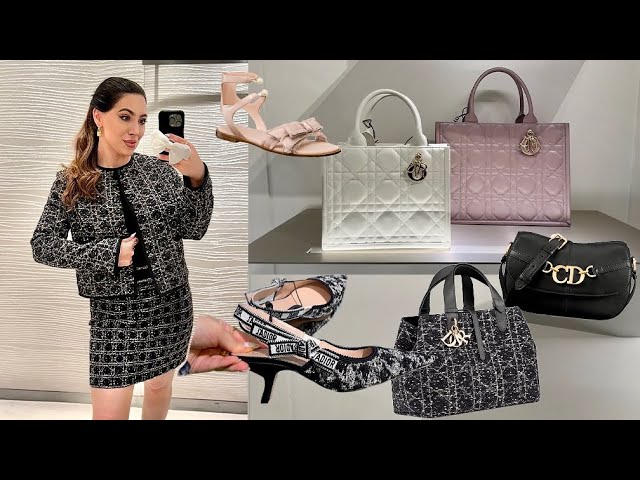 Dior Spring Summer 24 New Bags, Shoes & RTW Tweed | London Shopping Vlog + Schiaparelli