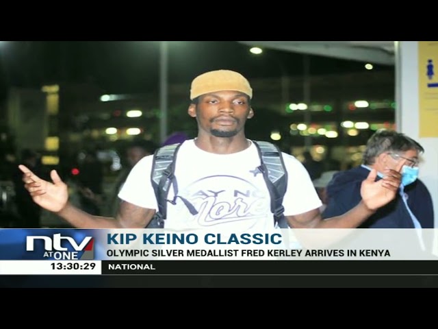 Olympic medalist Fred Kerley arrives in Kenya for Kip Keino classic
