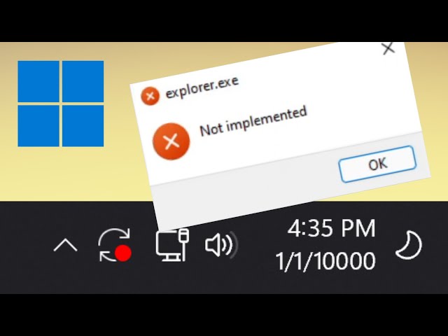 What happens if you set year 10000 on Windows 11?
