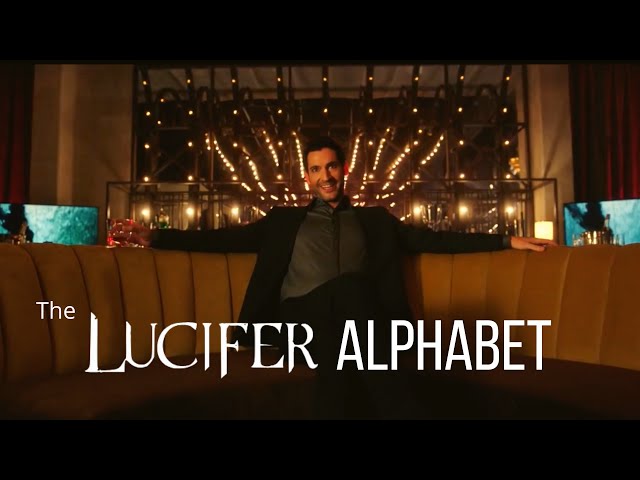 learn the alphabet with lucifer