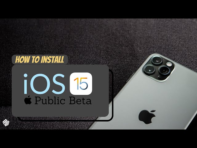 How to install iOS 15 (Public Beta)| EASIEST WAY | CUBE A