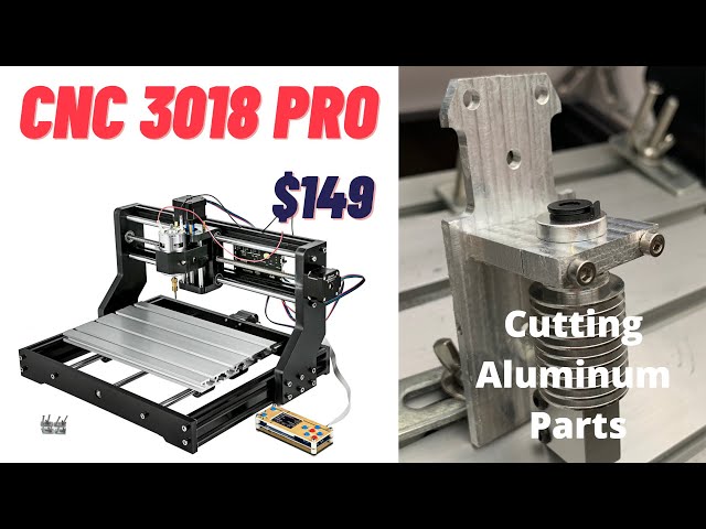 Cutting aluminum parts with 3018 Pro CNC, making an E3D V6 hotend mount for the Sapphire Plus CoreXY