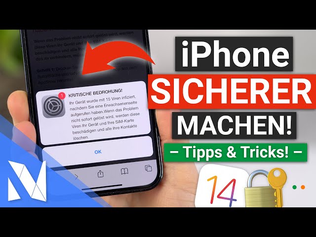 iPhone SICHERER MACHEN! Schutz vor Hackern, Viren, Spam & Scam - Tipps & Tricks! | Nils-Hendrik Welk