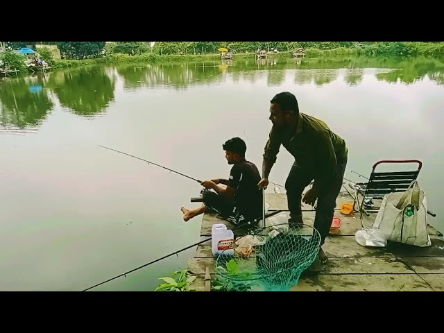 Big Ruhu Fish Catching with Spare