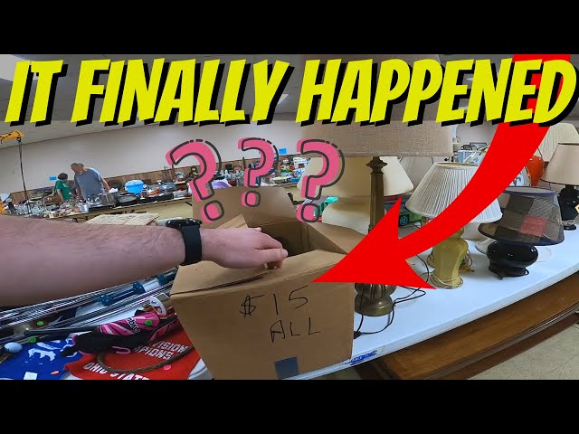 You Won't Believe What's in This Box at a Rummage Sale!