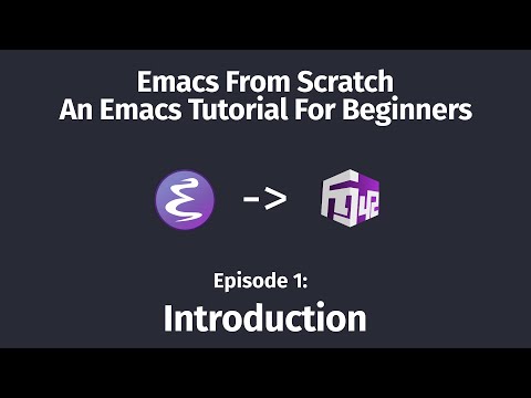 How to build an editor with Emacs Lisp - 01 Introduction