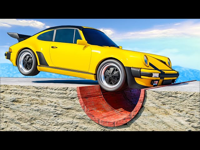 Cars vs Mega Reverse Speedbumps in GTA 5