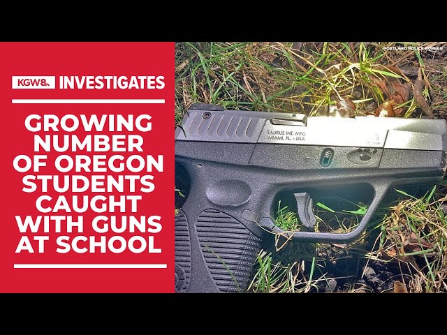 Growing number of Oregon students caught with guns at school
