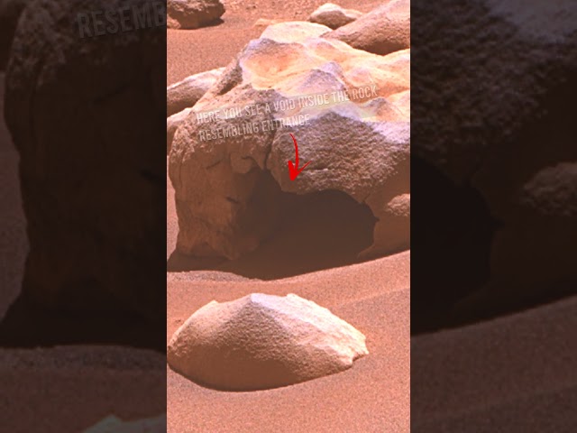 Abnormal entrance formation viewed by Perseverance Mars Rover's Mastcam