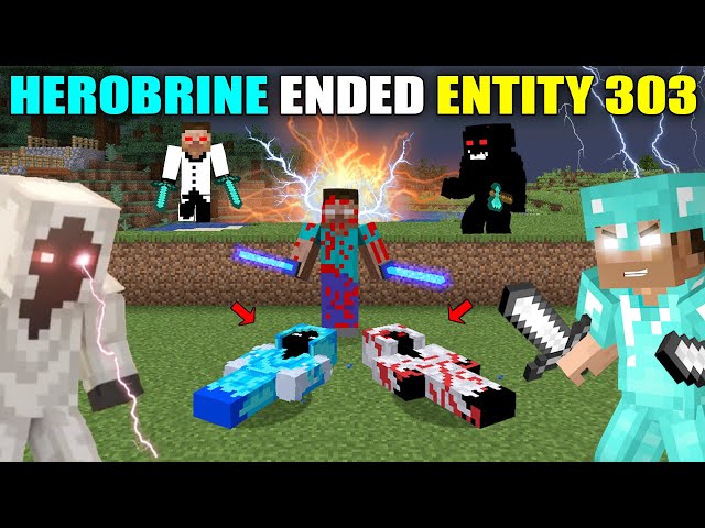 HEROBRINE FINAL FIGHT WITH ENTITY 303 👿 ENTITY 606 FOUR BIGGEST PLANNING AGAINST OUR GANG | SEASON 2
