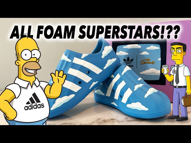 What are adiFOM Superstar Adidas???  HONEST REVIEW!  The Simpsons Edition