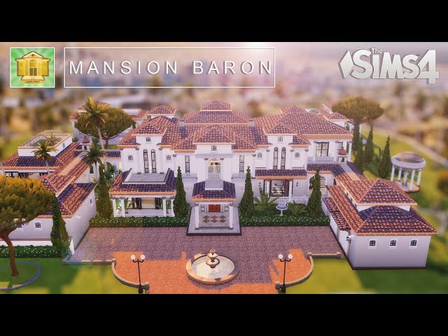 Mansion BARON 64×64 (noCC) THE SIMS 4 | Stop Motion