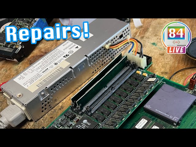 LIVE: Fixing a Mac LC PSU and maybe a Mac Plus!