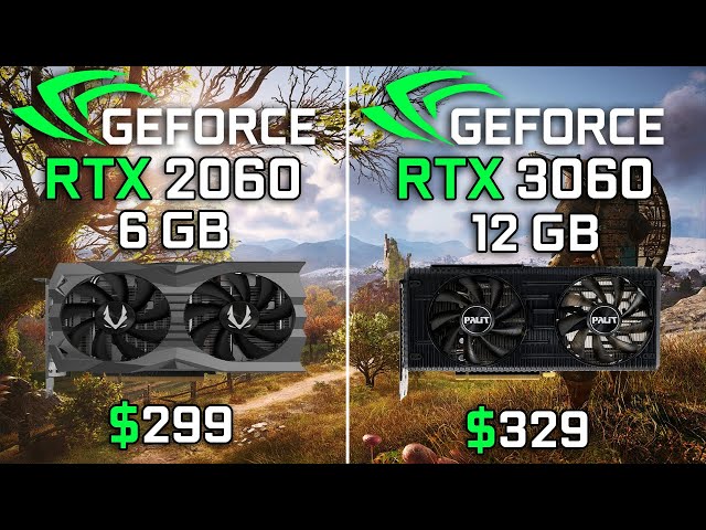 RTX 2060 vs RTX 3060 | Test in 10 Games