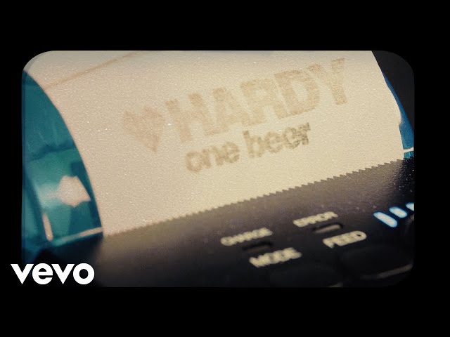 HARDY - One Beer (Lyric Video)