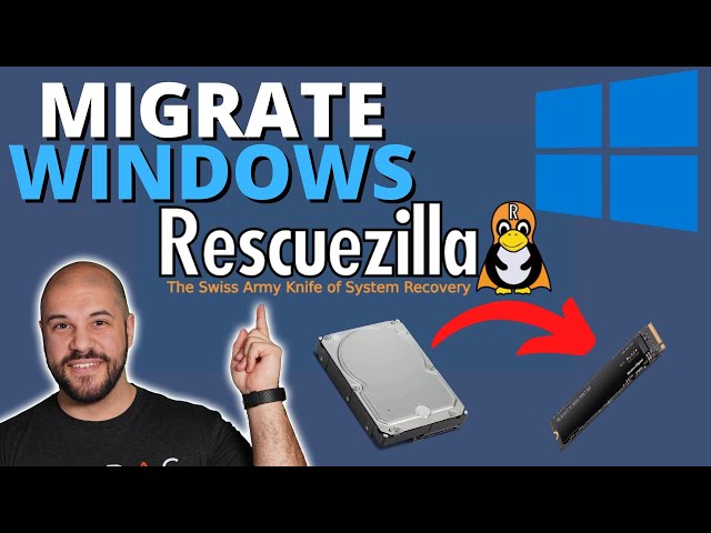 EASY WAY TO Migrate Windows to Another Drive, FOR FREE! Boot Media with Rescuezilla