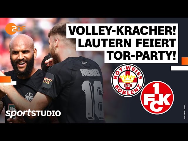 FC Rot-Weiß Koblenz – 1. FC Kaiserslautern Highlights | DFB-Pokal 2023/24 | sportstudio