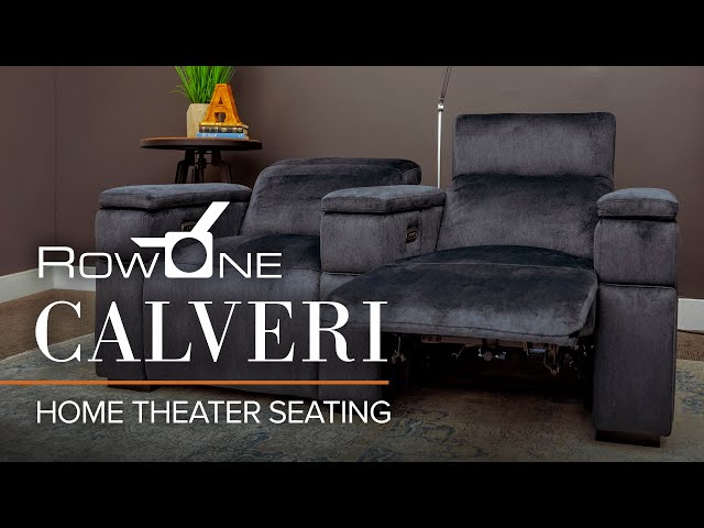 RowOne Calveri Home Theater Chair - The BEST Alternative to Traditional Home Theater Seating 🛋️