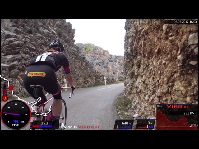 Garmin 60 Minute Cycling Workout Great Canyon Road Cycling France Full HD Best Of
