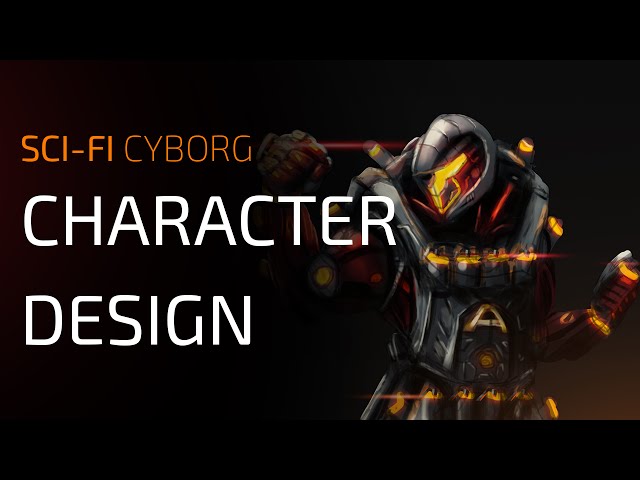 Sc-fi Cyborg Character Design [2/5] Speedpainting