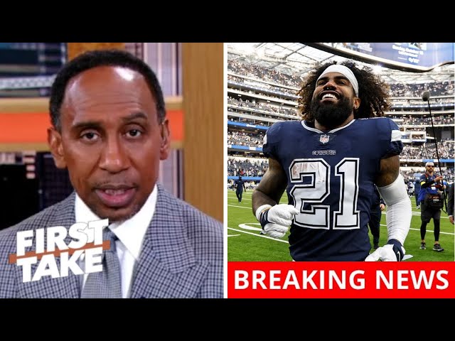 FIRST TAKE | Stephen A. GOES CRAZY Zeke return to Cowboys as both sides agree to terms on a contract