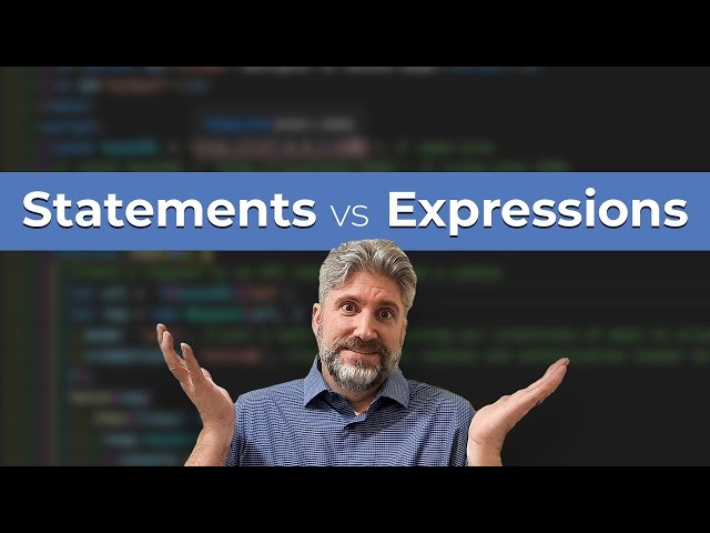 The Difference between JS Expressions and Statements