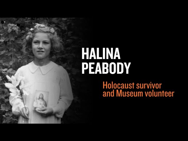 Eyewitness to History: Holocaust Survivor Halina Peabody