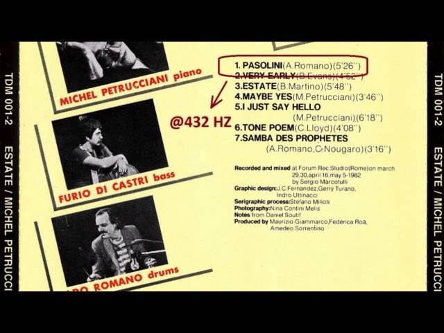 Michel Petrucciani Trio - Pasolini @ 432 Hz