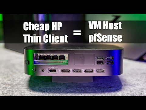 Thin Client w/ NIC for VMs and Firewalls HP T740