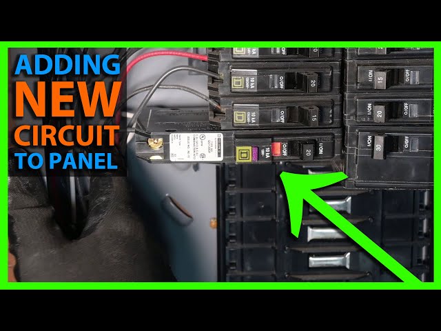 How To Add a New Circuit Breaker to a Main or Sub Panel