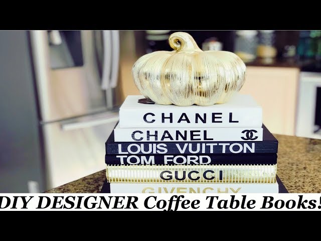 DIY DESIGNER Coffee Table Books for only $15 | DIY Designer Inspired Books