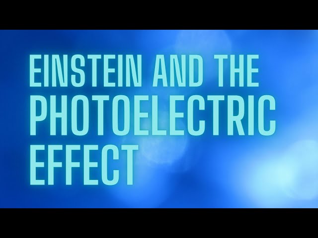 Einstein and the photoelectric effect