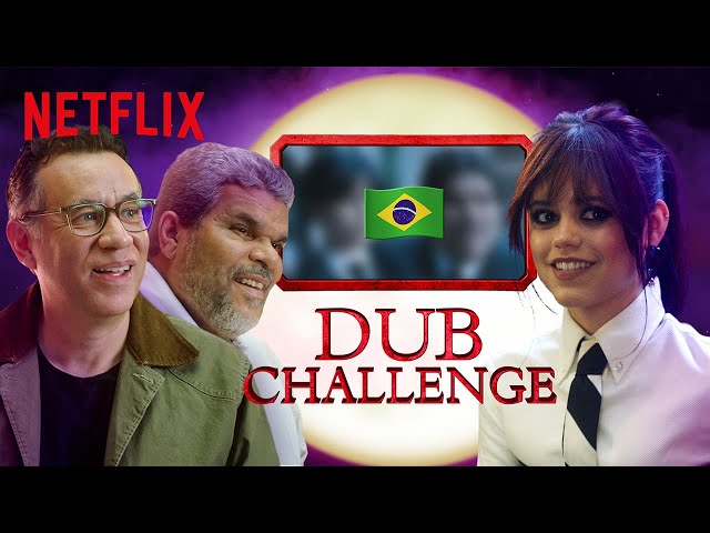The Cast of Wednesday Guess Which Character is Dubbed Over | Netflix