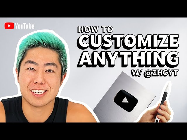 @ZHCYT customizes a YouTube Creator Award with tips from the community
