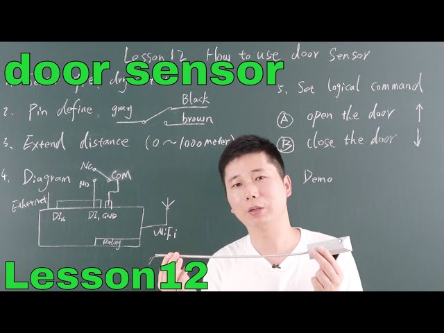 【IoT training lesson beginners #12】How to use door sensor for automation