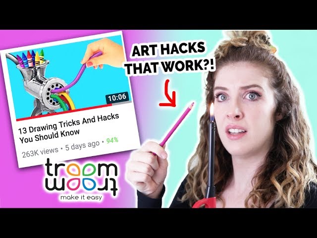 ARTIST TESTS TROOM TROOM ART HACKS!?
